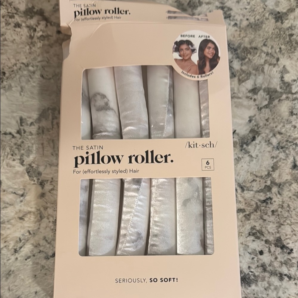 Kit-Sch Satin Pillow Roller open box